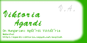 viktoria agardi business card